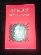 The Poetical Works of Lord Byron Oxford Standard Authors series HARDBACK + DJ