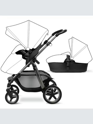 Silver cross pioneer pram - cross,