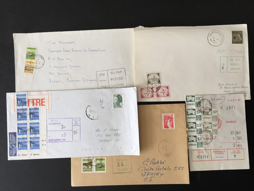 1971 jersey postage - gb,
