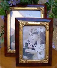 2 Mahogany & Gold Picture