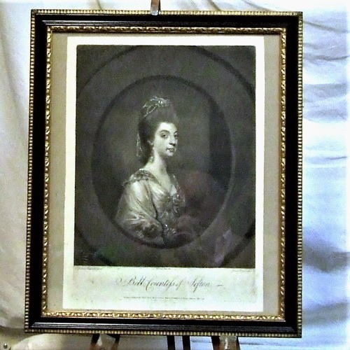 Antique engraving black - , white