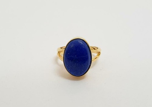 Lapis ring 925 - 925, solid