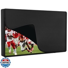EZ-DONGTENG Outdoor Waterproof and Weatherproof TV Cover 60-65 Inch with Zipp