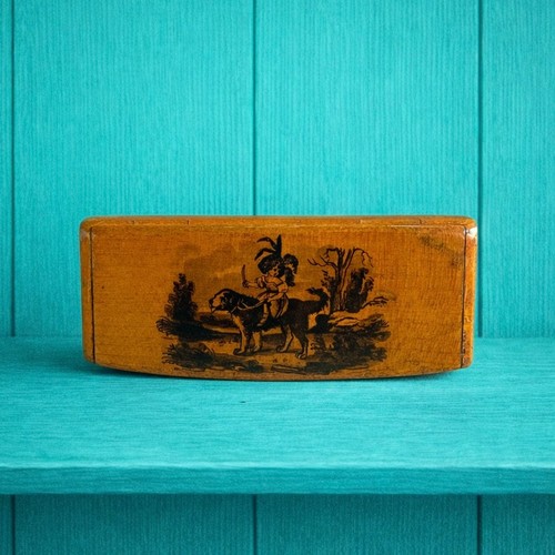 Scottish snuff box mauchline - box,