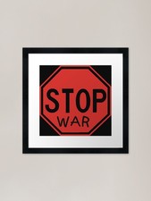 stop war Framed Art Print