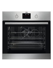 AEG BPS356061M 6000 STEAMBAKE PYROLYTIC SELF CLEAN BUILT IN SINGLE OVEN RRP £699