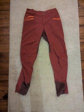Endura MT500 Burner Pants, large. red