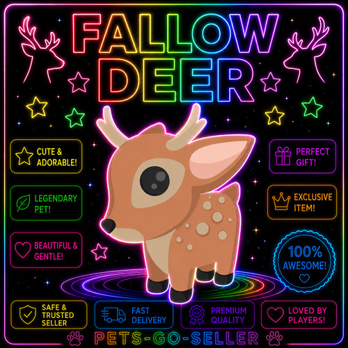 Fallow deer adopt - deer, (very