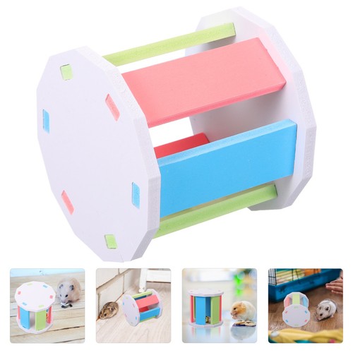 Chinchilla running wheel - running, small