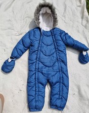 Toddler Boys Blue Snowsuit Size 18 -24 months