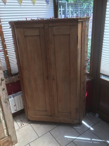 Large antique victorian pine - large,