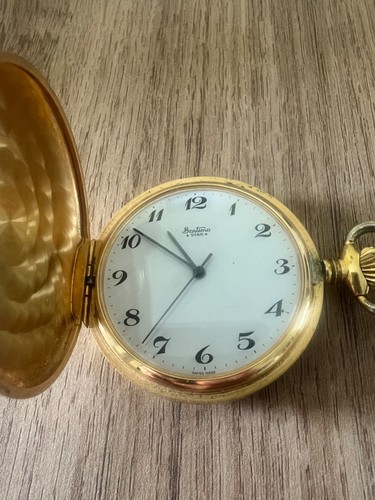 Gold plated vintage pocket - gold,