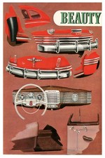 🚗✨ Vintage Nash Car Parts Poster - 24x36” - Retro Mid-century Advertisement 🌟