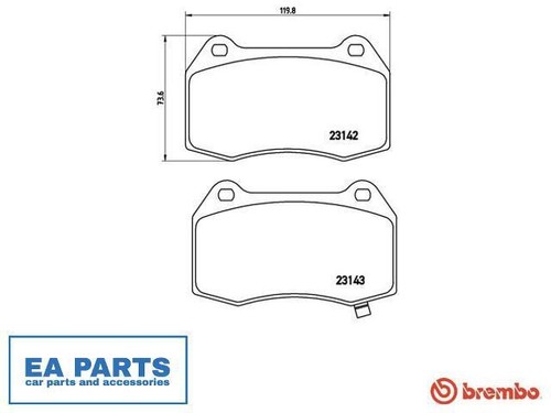 Brake pad set disc - pad, set,