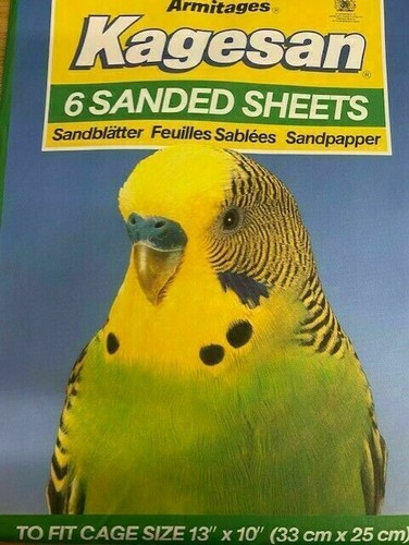 Budgie sanded sheets - sanded, sheets/green