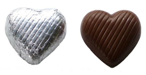 Silver foiled wrap solid - silver,