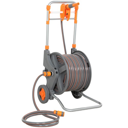 Outsunny hose reel - hose, with