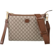 GUCCI Messenger Bag with Wristlet Clutch InterlockingG 726833 92THG 8563