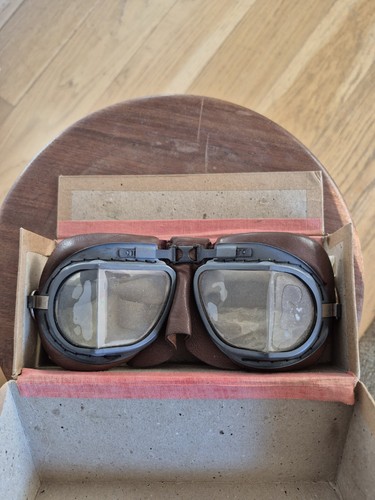 Vintage raf flying goggles - raf,