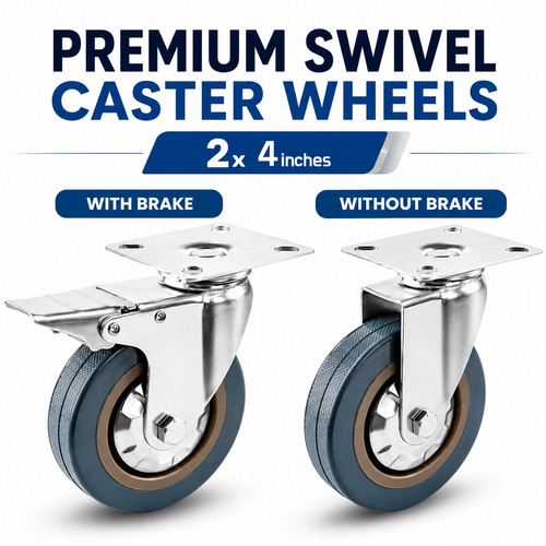 Castor wheels large - 2x,
