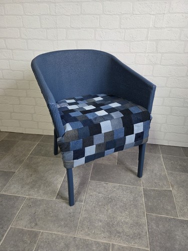 Denim patchwork loom - patchwork, chair