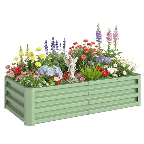 Outsunny raised garden bed - garden,