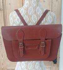 Leather School Satchel Vintage