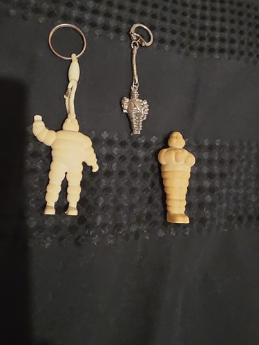 Vintage michelin man keyrings - vintage,