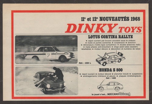 1968 dinky toys lotus cortina - lotus,