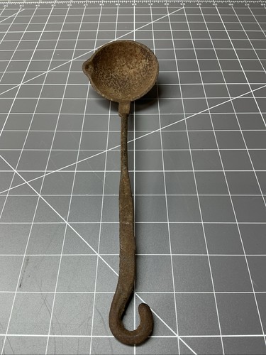 Antique iron lead melting - lead,