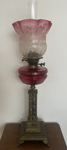 Victorian brass oil - victorian,