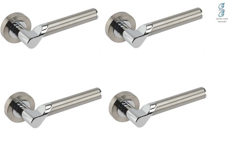 Door handles round rose - rose, duo