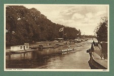 C1920 PC OXFORD - THE EIGHTS, VIEWING BARGES - ROWING - RIVER ISIS