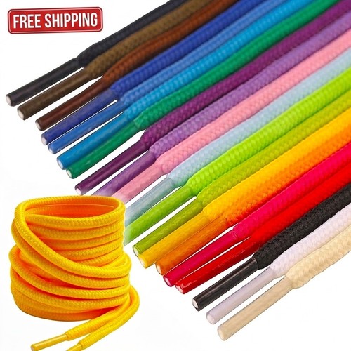 Round shoe laces boots - shoe,