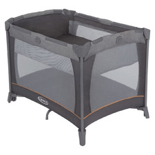 Graco Contour Bassinet Baby Travel Cot Bed Pebble