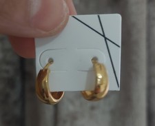 22ct hoops - 22ct,