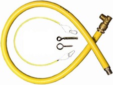 Commercial gas hose - twist, turn