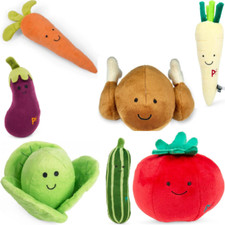 Petface Fluffy Carrot Dog Toy