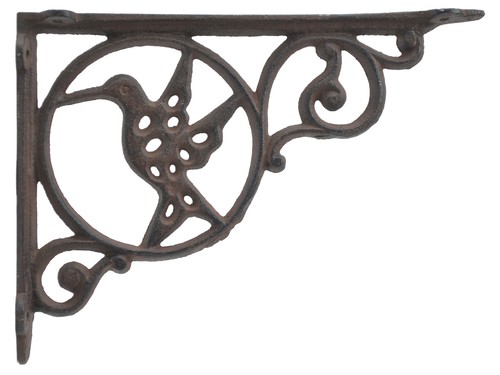 Hummingbird wall shelf bracket - hummingbird,
