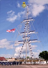 HMS GANGES - HAND FINISHED