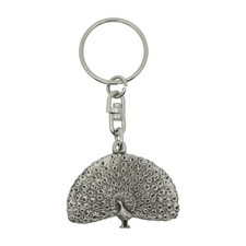 English Made Pewter Peacock