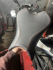 Triumph Street Triple 765 R RS Front Seat Red Stitch 2017-2022 16457 Miles OEM