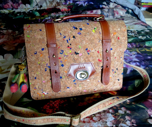 Cork handbag unusual - cork, handbag,