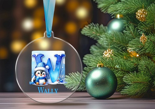 Personalised blue penguin - personalised,