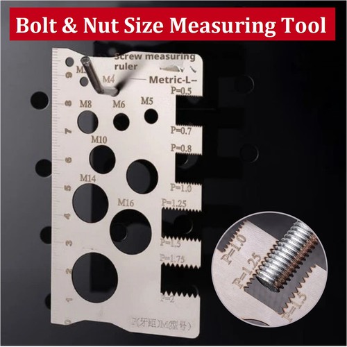 Screw thread pitch gauge - thread,