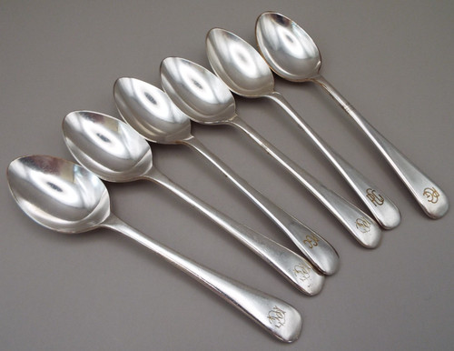 Vintage 6 x teaspoons - e.p.n.s,
