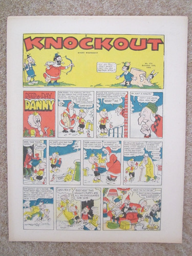 Knockout comic xmas - knockout, 1948