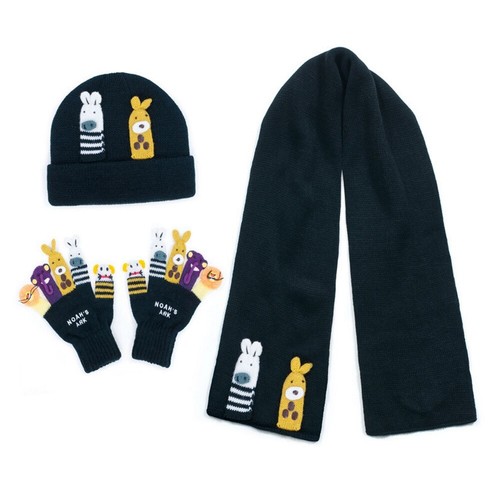 Kids hat gloves and scarf - and,