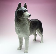 10" Siberian Husky Black and