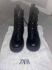 Zara Kids Biker Boots Size